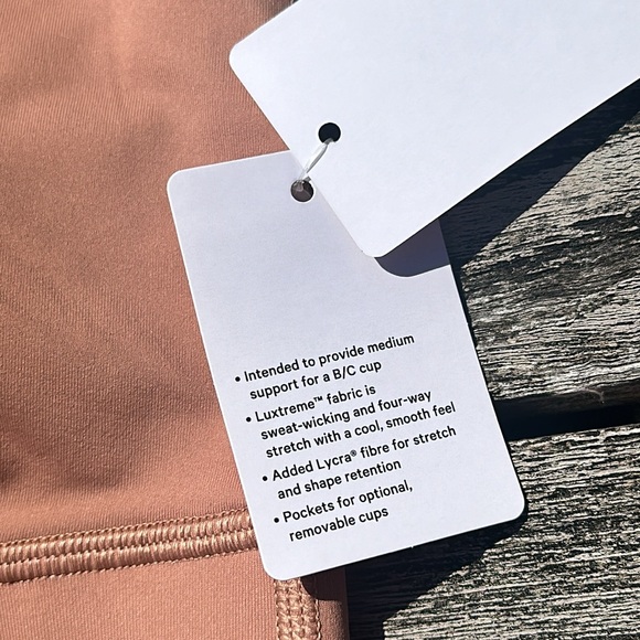 Lululemon Energy Bra Medium Support, B–D Cups size 8
Dusty Clay NWT - Picture 4 of 9